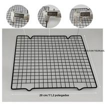 Grelha De Resfriamento Retangular De Aço Inoxidável Antiaderente Durável Para Assar E Grelhar Grelha De Resfriamento Retangular De Aço Inoxidável Antiaderente Durável Para Assar E Grelhar