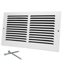 Grelha de retorno de ar Howeall 30,48 cm x 15,24 cm Aço Branco