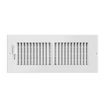 Grelha de ventilação AC Infinity Register 10 x 30 cm em aço branco Grelha de ventilação AC Infinity Register 10 x 30 cm em aço branco
