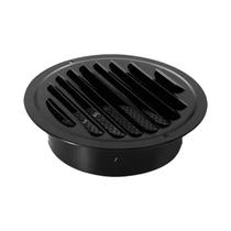 Grelha De Ventilação Redonda De Aço Inoxidável Para Parede Externa 70-200mm Tampa De Duto De