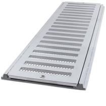 Grelha e Porta Grelha de Alumínio com Tela 20x50cm- CJ2050CTE - LGMAIS Grelha e Porta Grelha de Alumínio com Tela 20x50cm- CJ2050CTE - LGMAIS