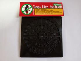 Grelha e Ralo Anti Inseto Com Tela 10cm D'Rose Banheiro e Jardins Quad Preto,Ralos,dengue,cabelos Grelha e Ralo Anti Inseto Com Tela 10cm D'Rose Banheiro e Jardins Quad Preto,Ralos,dengue,cabelos