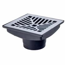 Grelha Em Alumínio 20 X 20cm C/ Coletor