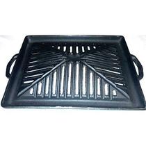 Grelha em ferro fundido retangular 36x30cm SANTA BARBARA Grelha em ferro fundido retangular 36x30cm SANTA BARBARA