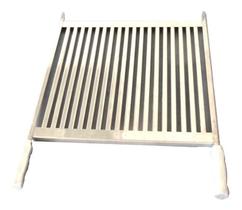 Grelha Em Inox Uruguaia Parrilha Para Churrasco 55Cm Largura