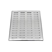 Grelha Externa com Aro 40x40 Inox 304 com Tela