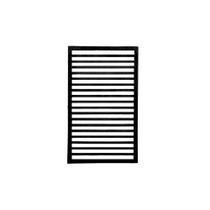 Grelha Ferro Fundido Para Fogão A Lenha E Campeiro 19X19Cm