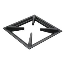 Grelha Fogão Industrial MTQ 4 Hastes Ferro Fundido 30x30cm Preto Libaneza Grelha Fogão Industrial MTQ 4 Hastes Ferro Fundido 30x30cm Preto Libaneza