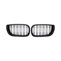 Grelha Frontal Dupla Em Preto Brilhante Para Carro De Corrida BMW Série 3 E46 4 Portas 2002-2005 Grelha Frontal Dupla Em Preto Brilhante Para Carro De Corrida BMW Série 3 E46 4 Portas 2002-2005