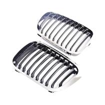 Grelha Frontal Preta Fosca Com Linha Única Para BMW Série 3 E46 Sedan 4 Portas Touring 330i 320i Grelha Frontal Preta Fosca Com Linha Única Para BMW Série 3 E46 Sedan 4 Portas Touring 330i 320i
