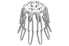 Grelha Hemisférica Flexível 88x100mm Branca