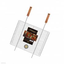 Grelha horiz.bandeja com borda 50x40cm cromada-grilazer Grelha horiz.bandeja com borda 50x40cm cromada-grilazer