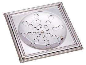 Grelha inox 10x10cm com caixilho - rosinox