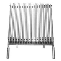 Grelha Inox Churrasqueira Parrilla Argentina Picanheira com Coletor de Gorduras