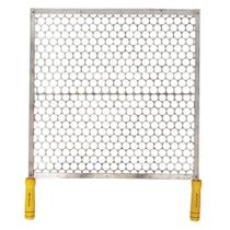 Grelha Inox com Cabo de Madeira 40x40cm - 1330 - MSE