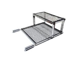 Grelha Inox Moeda 45X40 Com Descanso Grelha Inox Moeda 45X40 Com Descanso