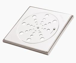 Grelha Inox para Ralo 15cm X 15cm - Evita Baratas com Fechamento