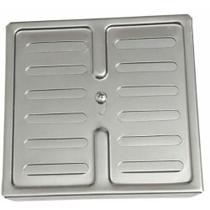 Grelha Inox Quadrada 100mm com Caixa Kitinox