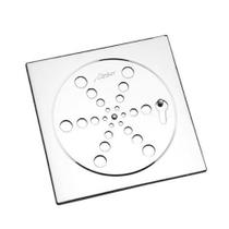 Grelha inox quadrada 10x10 com fecho - meber