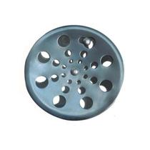 Grelha Inox Rotativa Redonda 10x10cm para Churrasqueira - Abre e Fecha