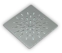 Grelha Invinox 9,4x9,4 Inox 4003/1 Gota sem base