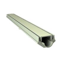 Grelha Invisível Oculta Caixa Coletora Bege Piscina 100X8Cm