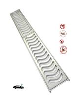 Grelha Linear Pluvial Elite 15x100cm Alumínio Reforçado com Tela Anti-Insetos e Aro (2 Peças 15x50cm) Grelha Linear Pluvial Elite 15x100cm Alumínio Reforçado com Tela Anti-Insetos e Aro (2 Peças 15x50cm)