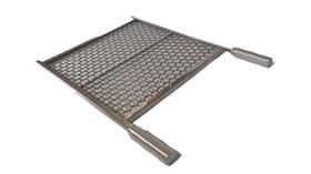 Grelha moeda 100% inox a escolher 40, 45, 47, 50cm x 40cm profundidade