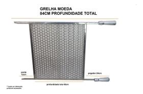 Grelha Moeda Churrasqueira Profunda Grande 50cm X 70cm Grelha Moeda Churrasqueira Profunda Grande 50cm X 70cm