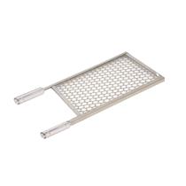 Grelha Moeda De Inox 430 Tamanho 30x45 Cm Para Churrasqueira