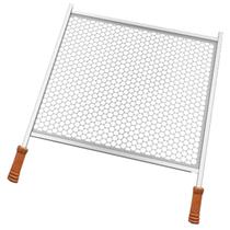 Grelha Moeda Inox Para Churrasqueira 50x50cm Nm Ferramentas