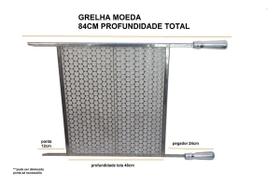 Grelha Moeda para Churrasqueira Profunda Grande 60x70cm