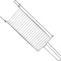 Grelha Mor para Peixe Cromada 29x17cm - Resistente para Churrasco Fácil Grelha Mor para Peixe Cromada 29x17cm - Resistente para Churrasco Fácil