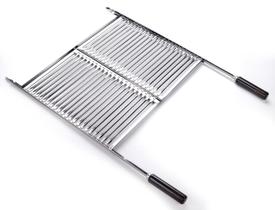Grelha Multiuso Inox de Barras 76cm x 50cm c/ cabo 85cm