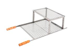 Grelha P/ Churrasco Inox Com Descanso Grelha P/ Churrasco Inox Com Descanso