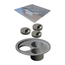 Grelha para Caixa Sifonada Quadrada 150mm Polida - Novii