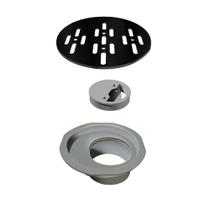 Grelha Para Caixa Sifonada Redonda 100mm Black Matte Elleve Grelha Para Caixa Sifonada Redonda 100mm Black Matte Elleve