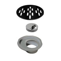 Grelha para Caixa Sifonada Redonda 100mm Black Matte Elleve Grelha para Caixa Sifonada Redonda 100mm Black Matte Elleve