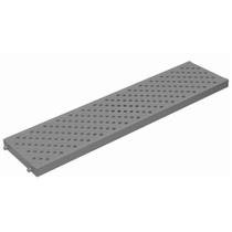 Grelha para Calha de Piso Tigre 13x50cm Pedestre Cinza