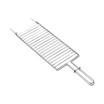 Grelha para Churrasco 42x23cm Aço Inox Trava de Fechamento Tramontina