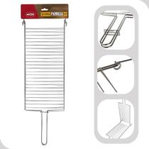 Grelha Para Churrasco Grelhador Parrilla Aço Inox Versátil