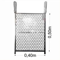 GRELHA PARA CHURRASCO INOX 40(L)X50(C) ou 50(L)X40(C) ou 50(L)X50(C) ou 50(L)X60(C) ou 60(L)X50(C)