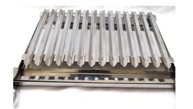 Grelha para churrasco inox Argentina Parrilheira 40x45 util Grelha para churrasco inox Argentina Parrilheira 40x45 util