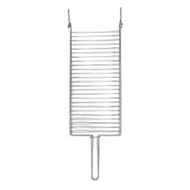 Grelha para Churrasco Super Grill 81,5cm - Mor Aço Cromado 48x25cm