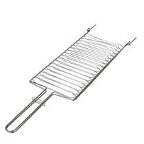 Grelha Para Churrasco Super Grill N2 Mor Aço Cromado 72cm X 21cm Grelha Para Churrasco Super Grill N2 Mor Aço Cromado 72cm X 21cm