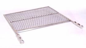 Grelha para churrasco tipo Moeda med. 89 X 45 - Inox