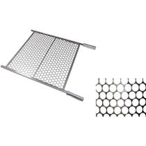 Grelha para churrasco tipo Moeda Tamanho 55 X 35 - Inox Grelha para churrasco tipo Moeda Tamanho 55 X 35 - Inox