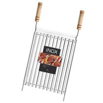 Grelha para Churrasqueira Argentina Standard Aço Inox 40 x 50 cm - Grilazer Grelha para Churrasqueira Argentina Standard Aço Inox 40 x 50 cm - Grilazer