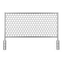 Grelha Para Churrasqueira Espetinhos Inox 63,5x26cm Grelha Para Churrasqueira Espetinhos Inox 63,5x26cm