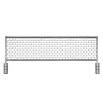 Grelha Para Churrasqueira Espetinhos Inox Grande 73x26cm Grelha Para Churrasqueira Espetinhos Inox Grande 73x26cm